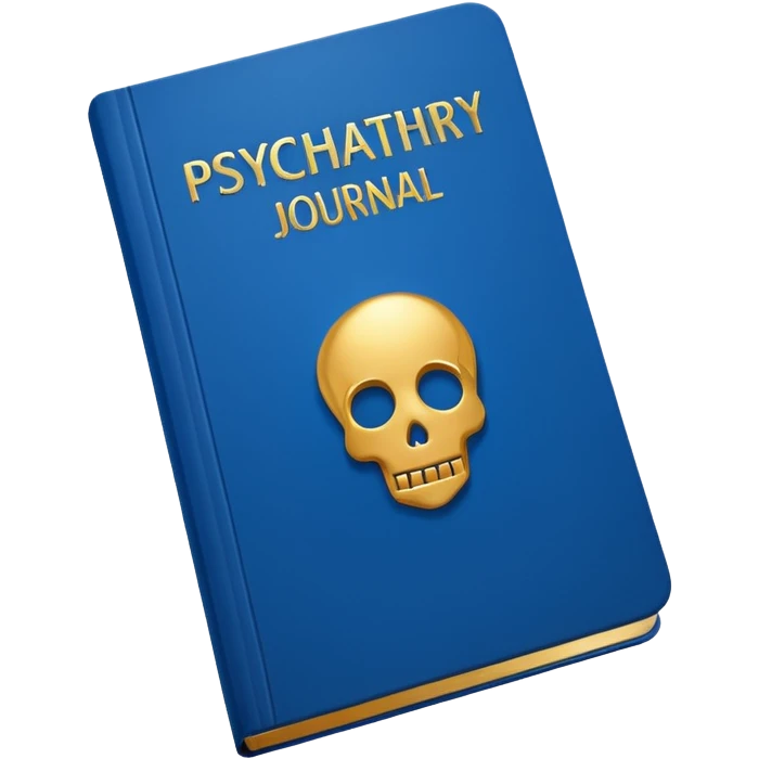 Psychiatry journal book emoji