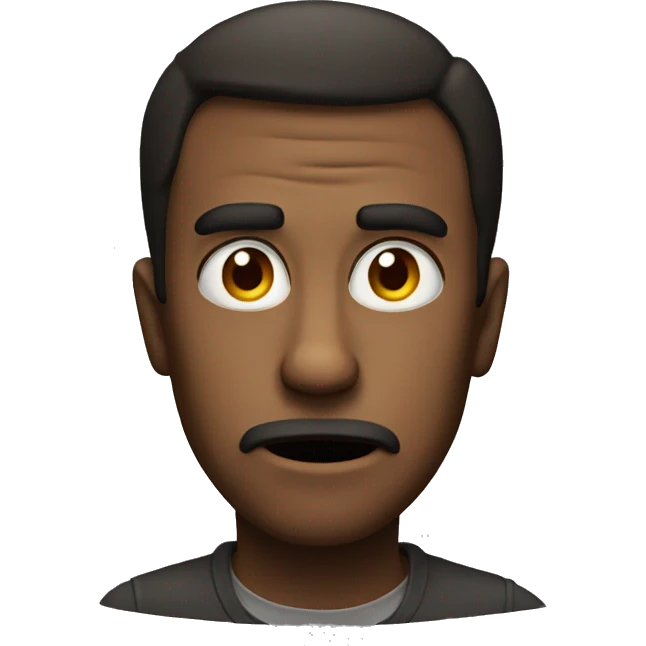 Mad suspicious  emoji