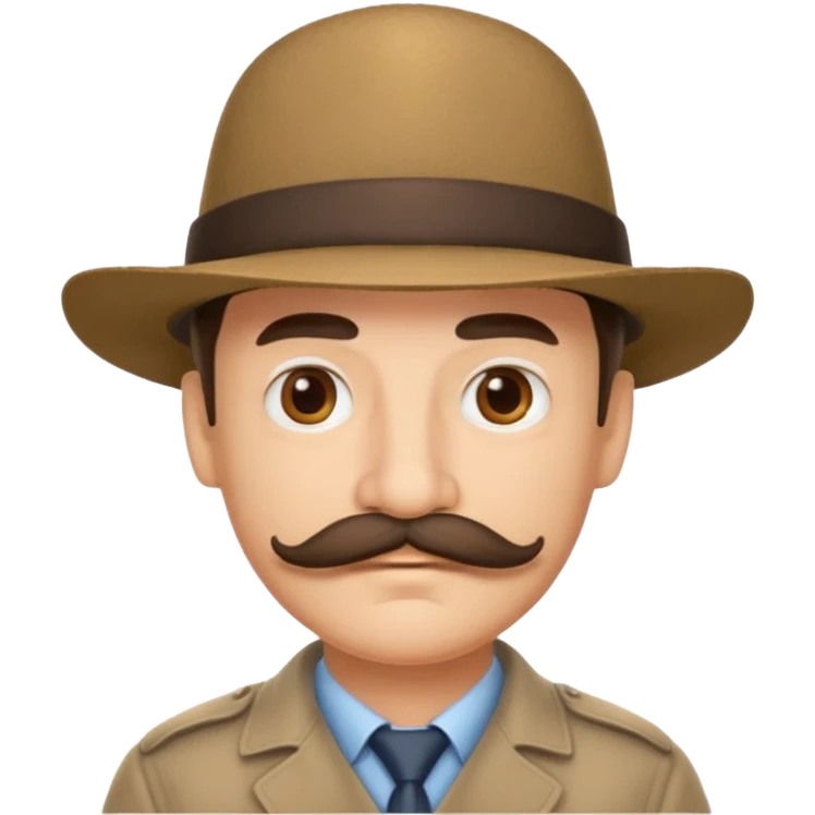 hat and mustache emoji
