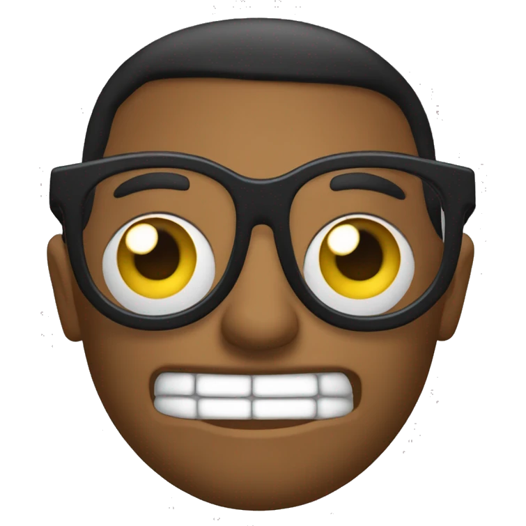 Lentes con dedo arriba emoji