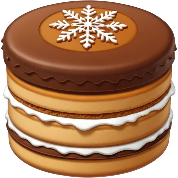 alfajor de chocolate emoji