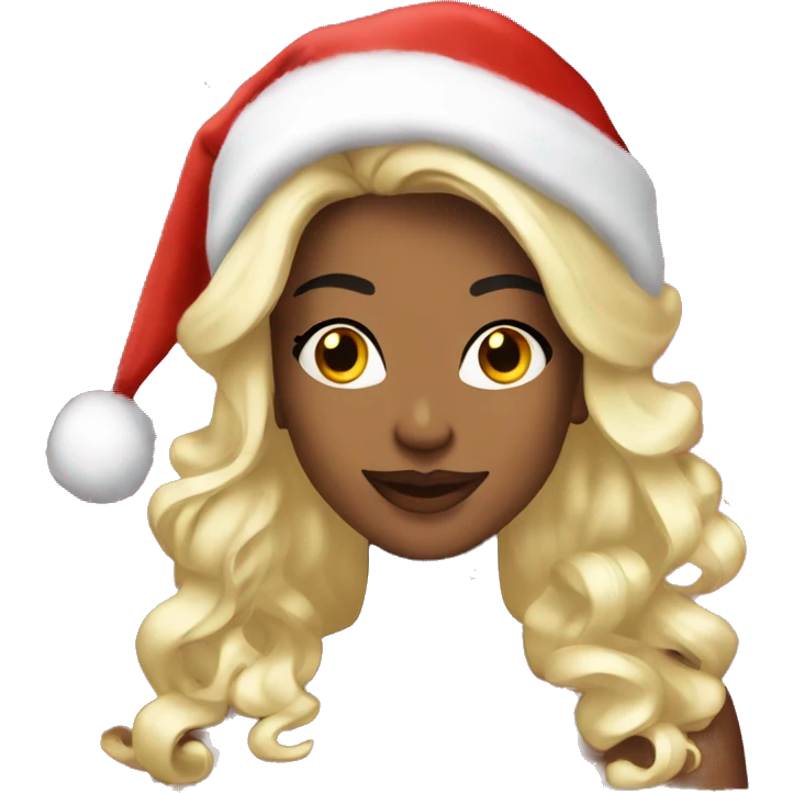 Coquette christmas emoji