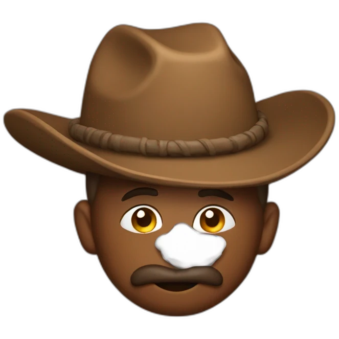 Poop cowboy emoji