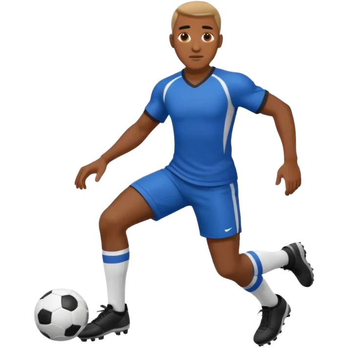 black man futboll emoji
