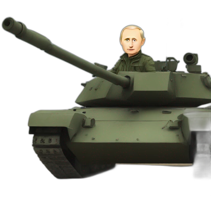 putin and the tank emoji