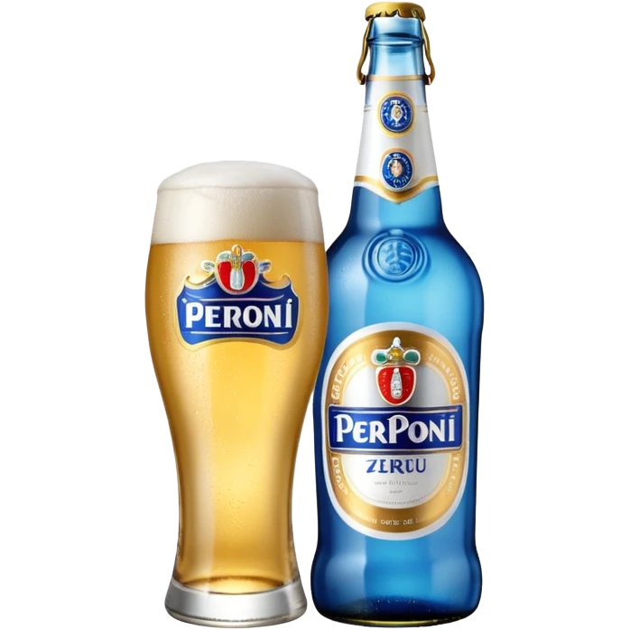 Birra Peroni Nastro azzurro grande in bottiglia da 66 cl
 emoji