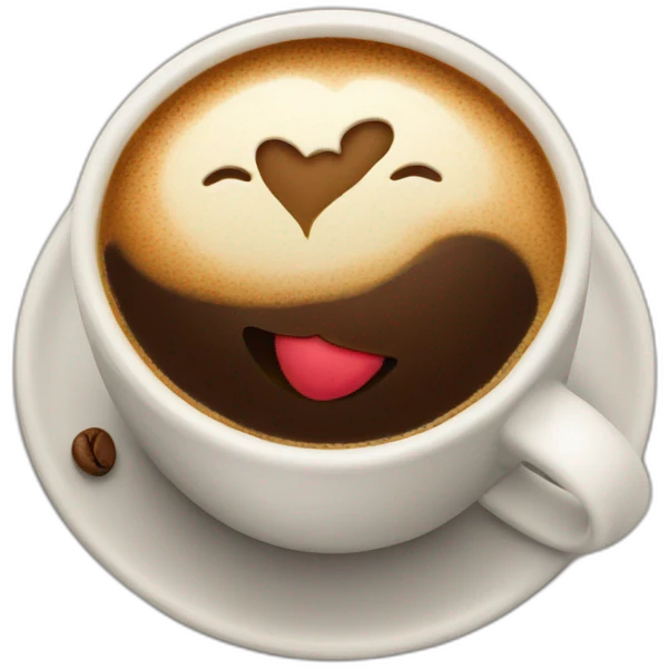 Coffee love emoji