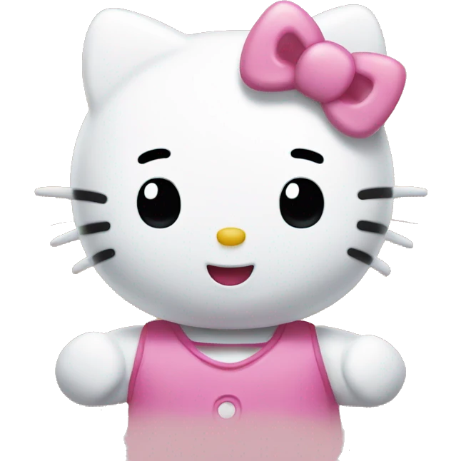 hello kitty happy emoji
