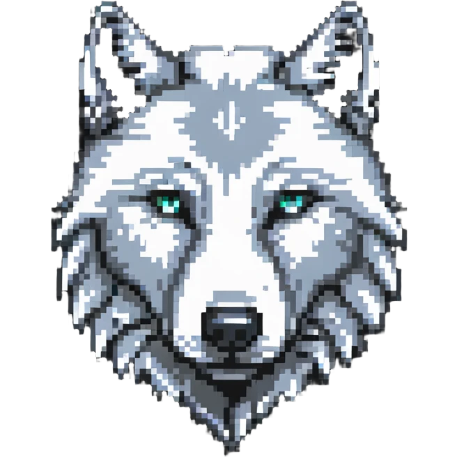 happy wolf head emoji