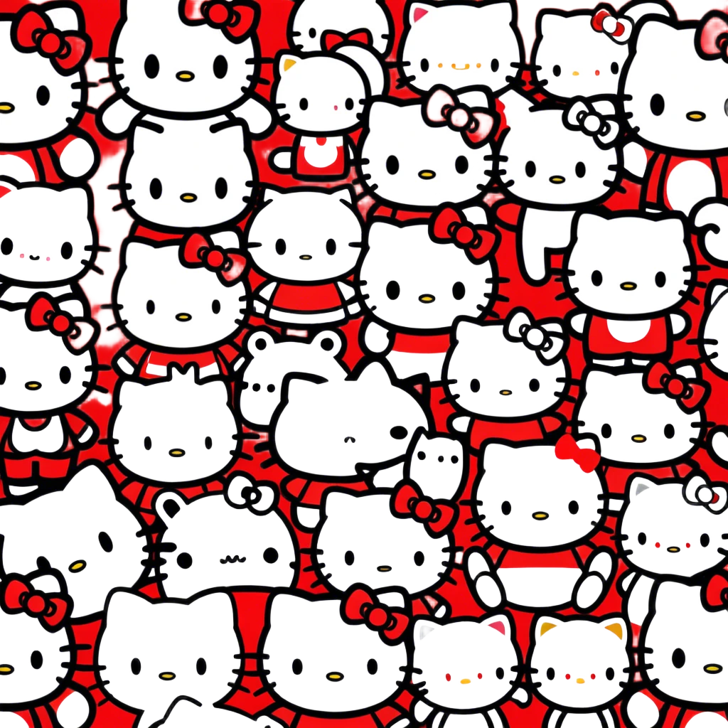 Hello Kitty and friends emoji