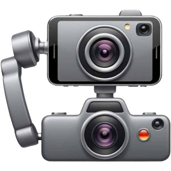 phone and camera streaming emoji