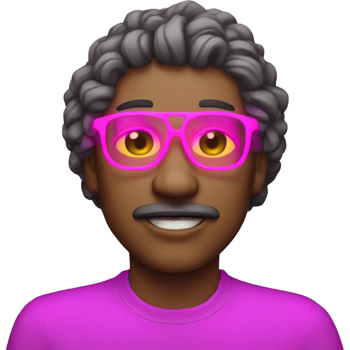 Neon emoji