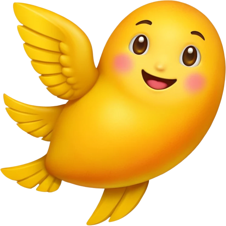 Emoji Mangoes flying emoji