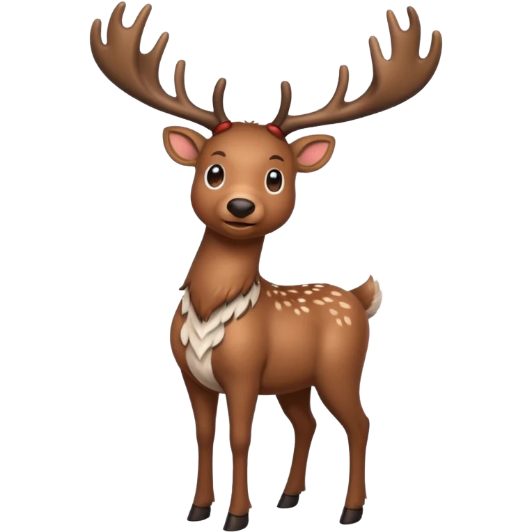 reindeer emoji