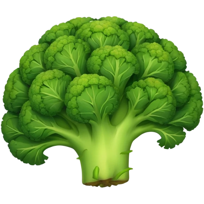 Hybrid from brocoli and sweet potato emoji