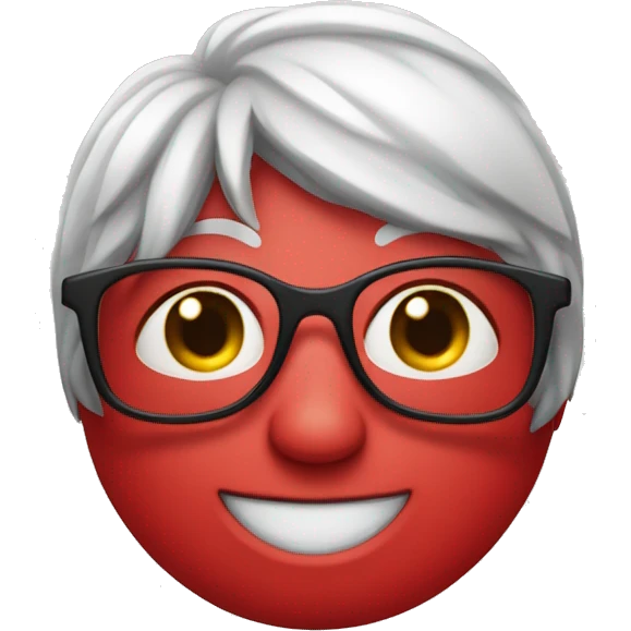 Un cœur rouge qui brille  emoji