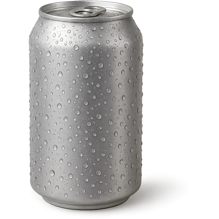 A soda in a metal can emoji