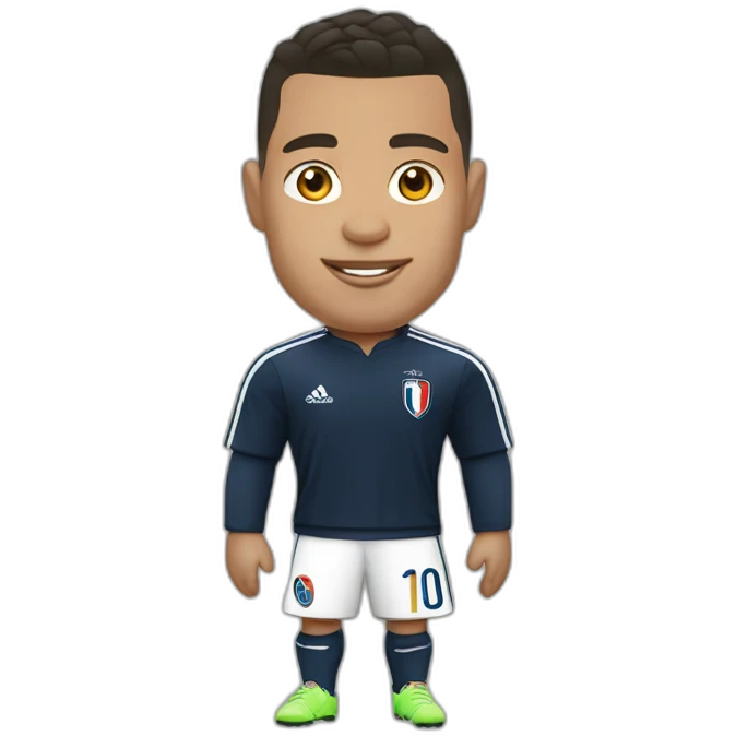 Ronaldo in parissaintgerman outfit emoji