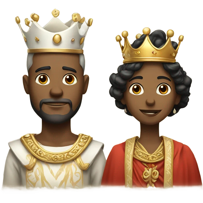 Guy with king  emoji