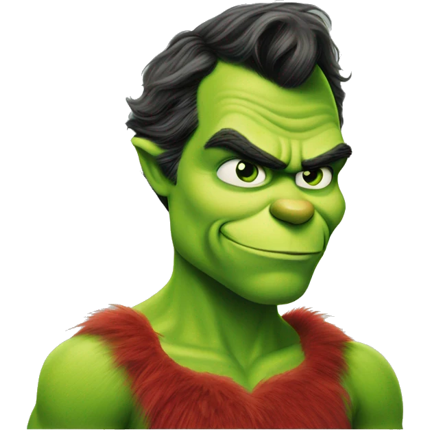 henry cavill as grinch emoji