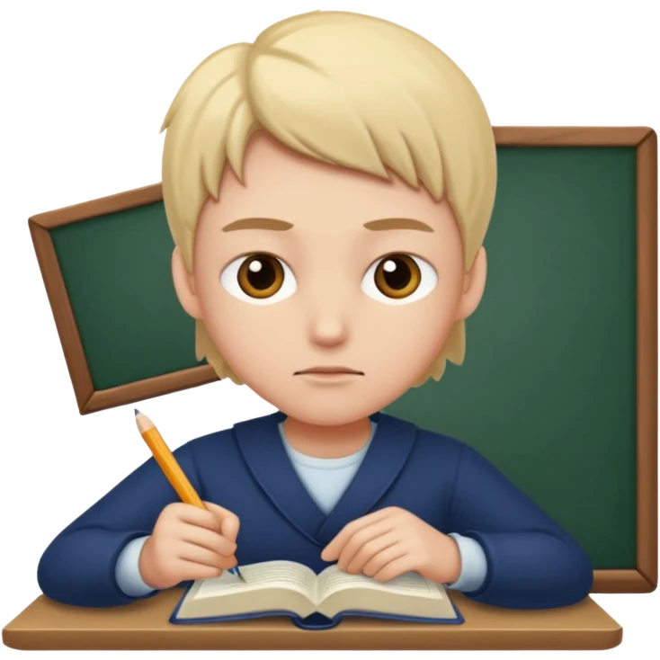 preparing for exam emoji