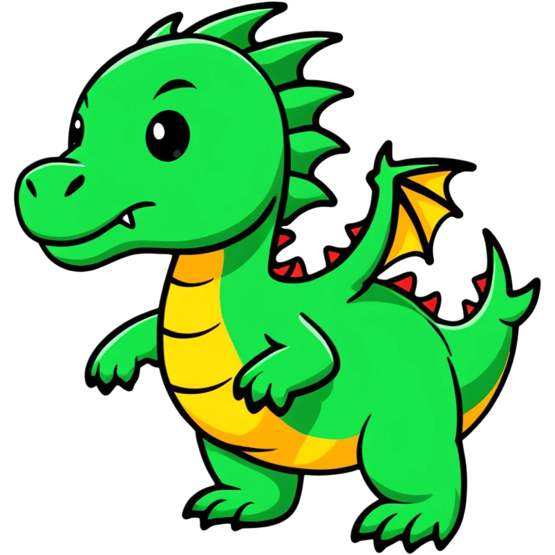 Fierce dragon emoji