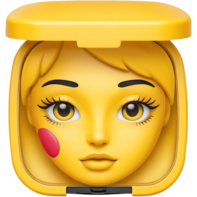 yellow makeup packaging emoji