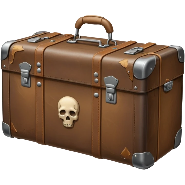 Suitcase with a human bodies inside  emoji