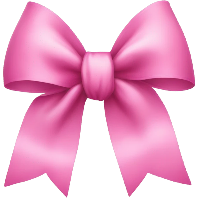 pink bow emoji