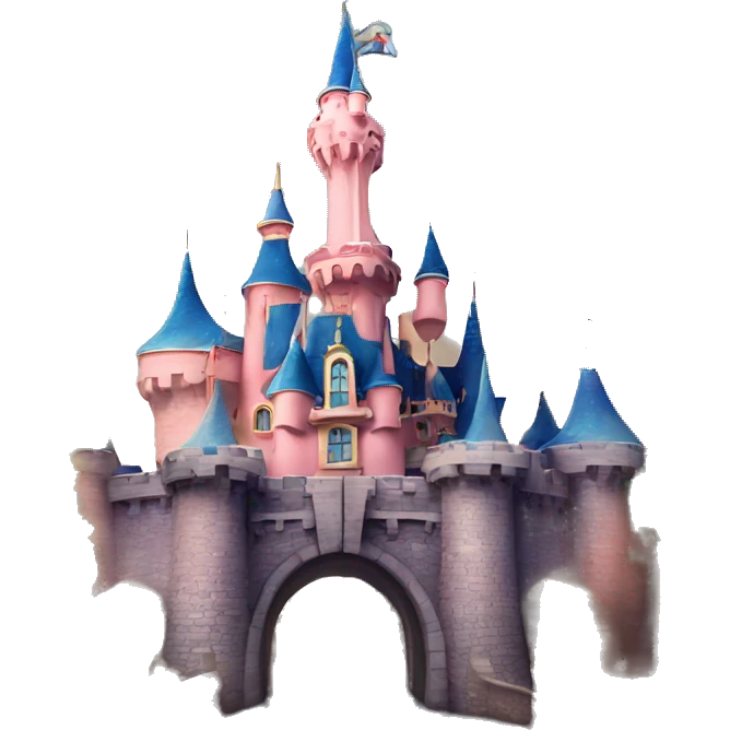 The castle from Disneyland Paris emoji