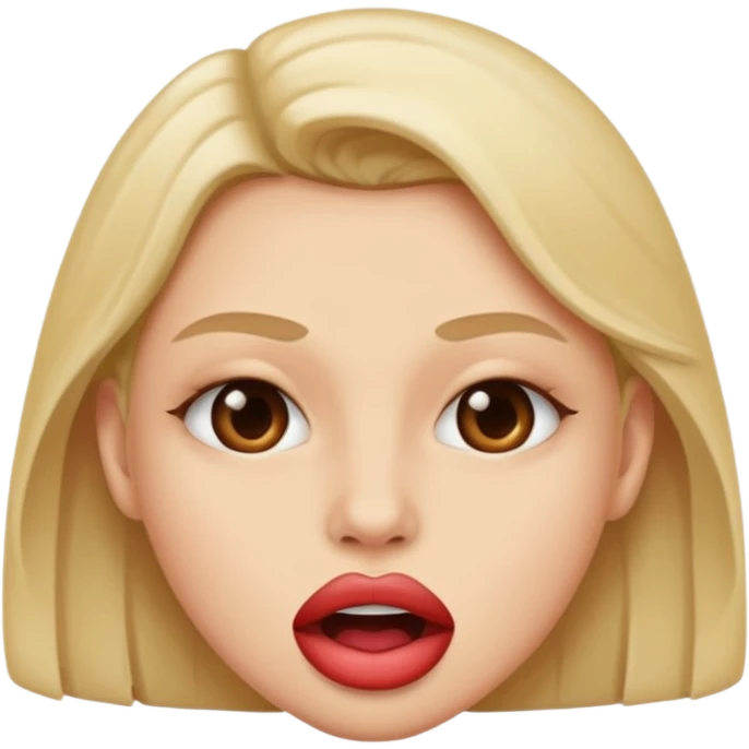 Sexual biting lip emoji emoji