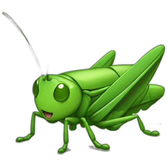 kawai anime grasshopper emoji