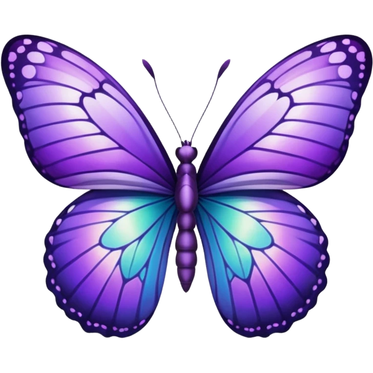 Purple butterfly emoji