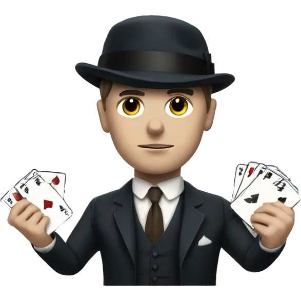 Tommy Shelby play poker emoji