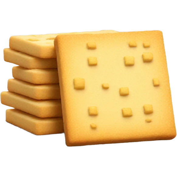 yellow square shortbread cookies emoji