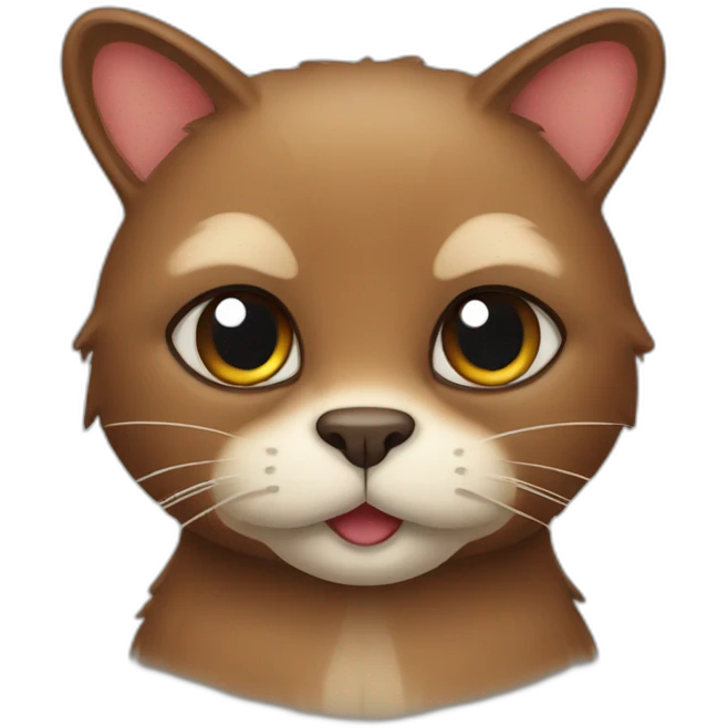 Beaver cat emoji