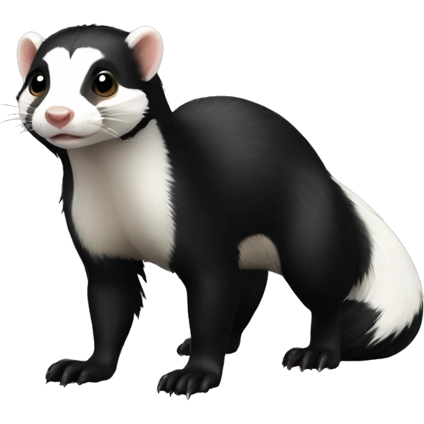 skunk-ferret full-body emoji