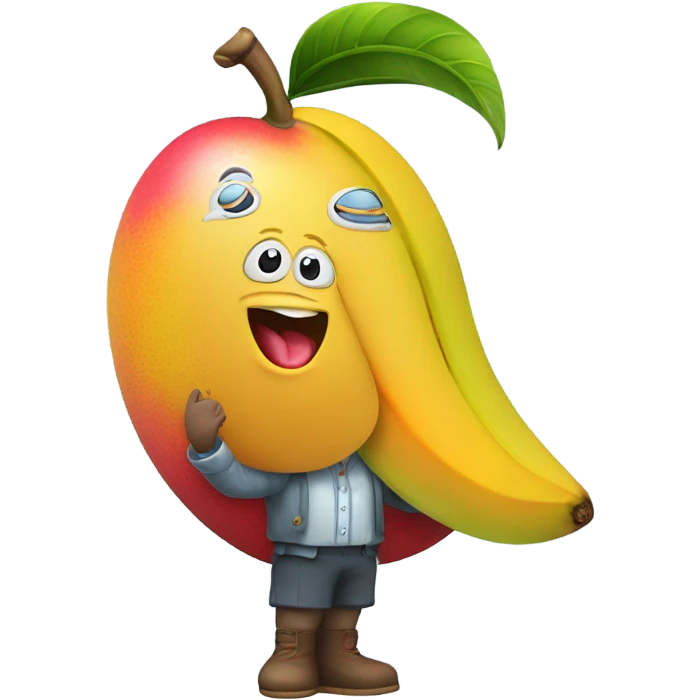 Mango banana man emoji