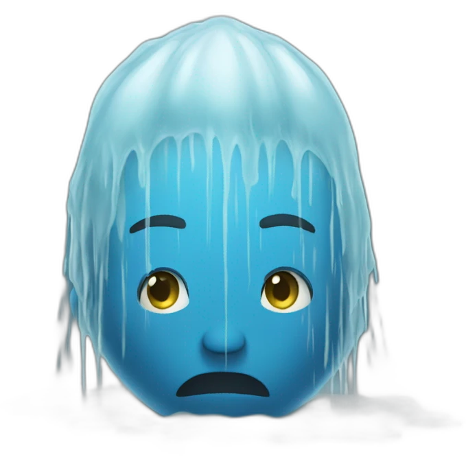 sad shower emoji