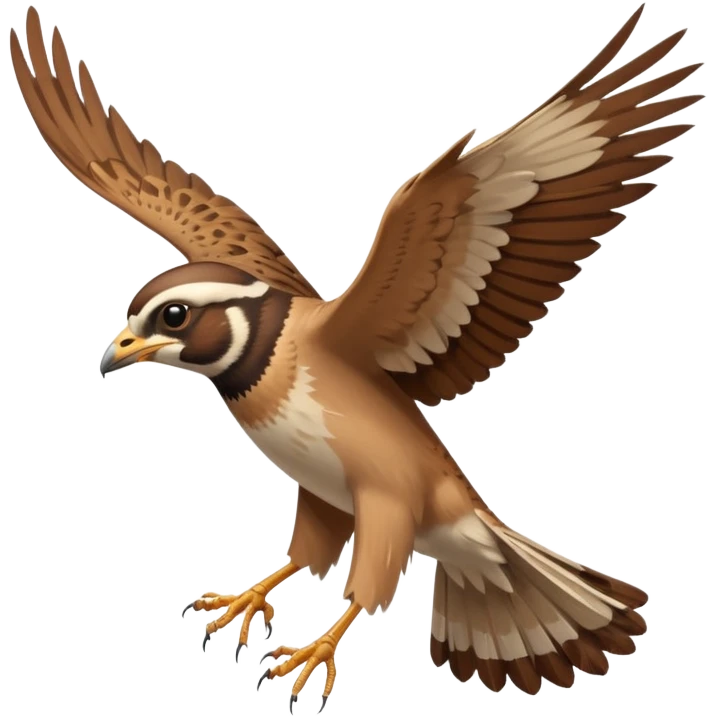 The lark flies emoji
