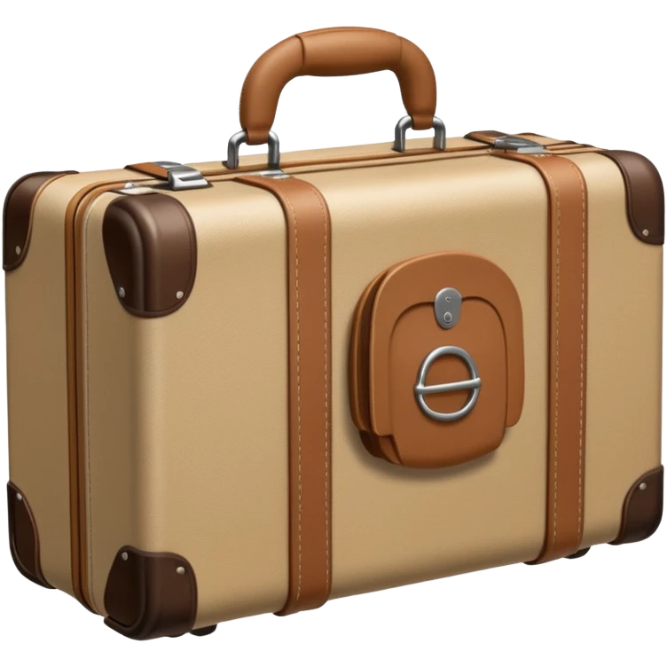 suitcase beige emoji