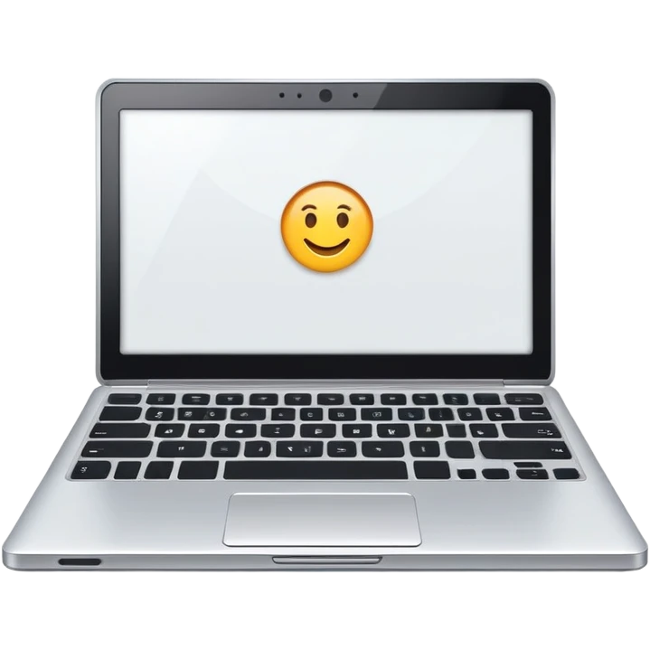 laptop in business emoji