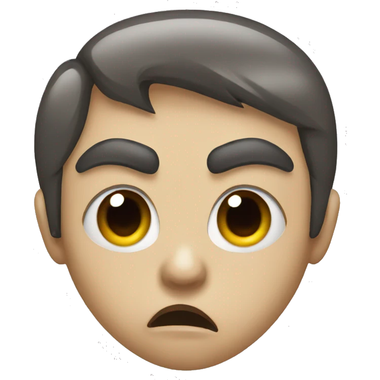 Kiss and angry  emoji