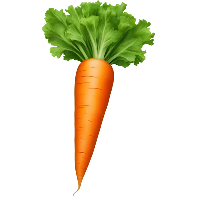 carrot and lettuce emoji