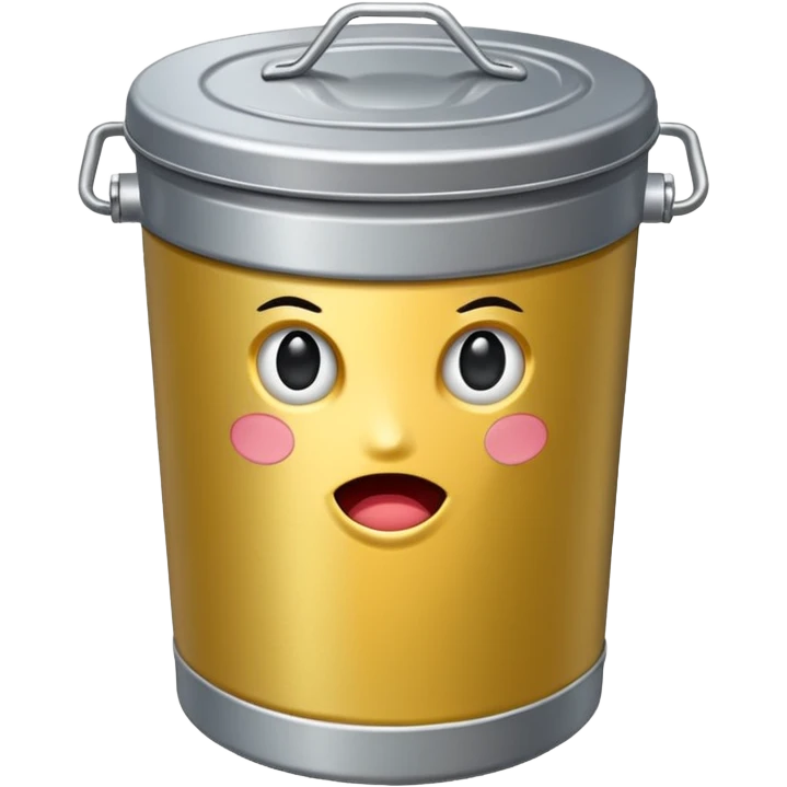 garbage tin tiny emoji