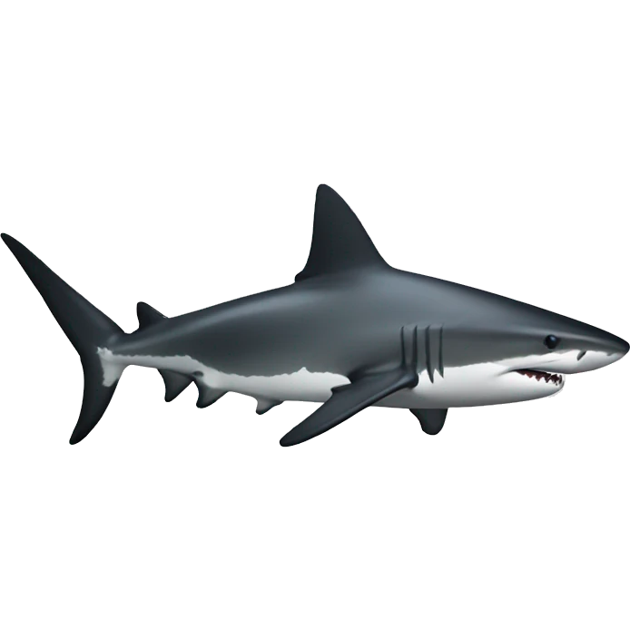 Oceanic whitetip shark emoji