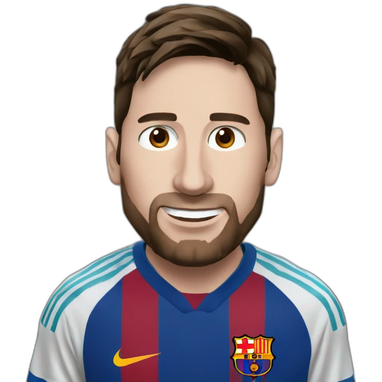 Messi livreur emoji