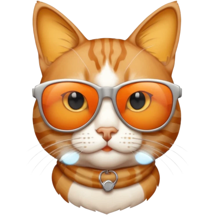 Cat wearing sunglasses emoji