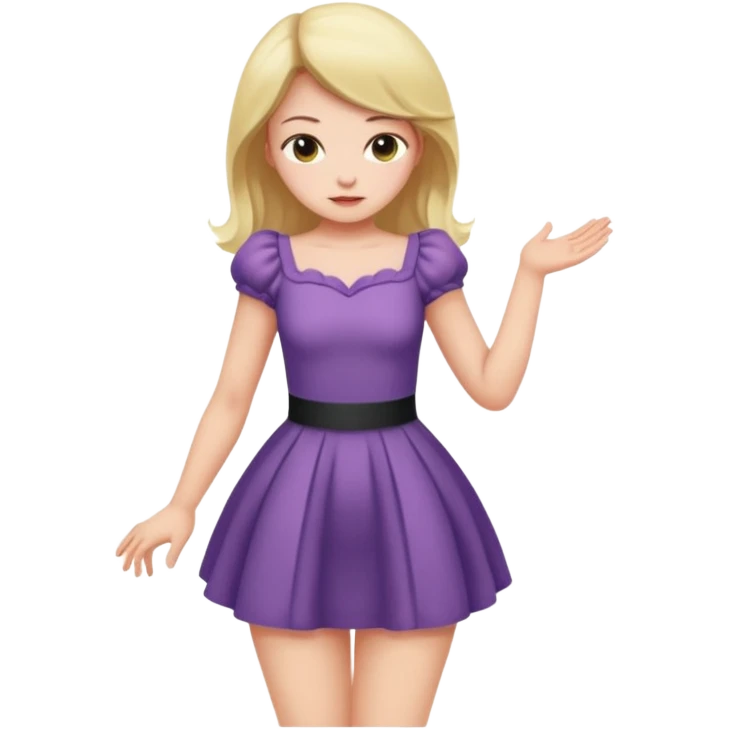 A girl spanking her butt emoji