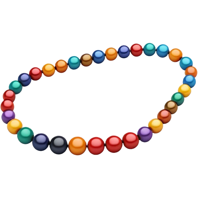 Colorful String Bead emoji